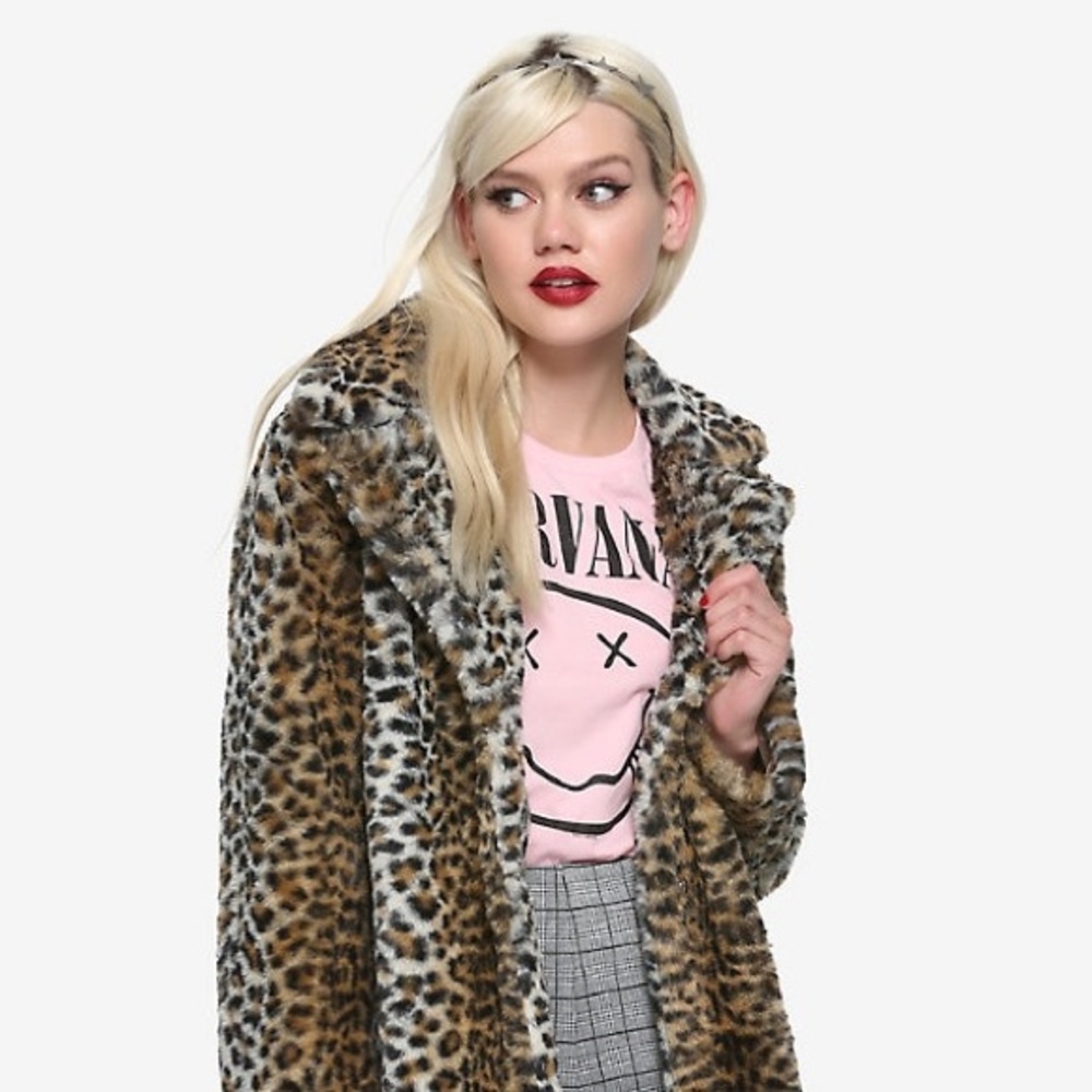 THIS SEASON’S LEOPARD PRINT FAUX FUR JACKET